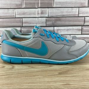 Nike Eclipse Gray Electric Blue Running Womens 12 324857-050